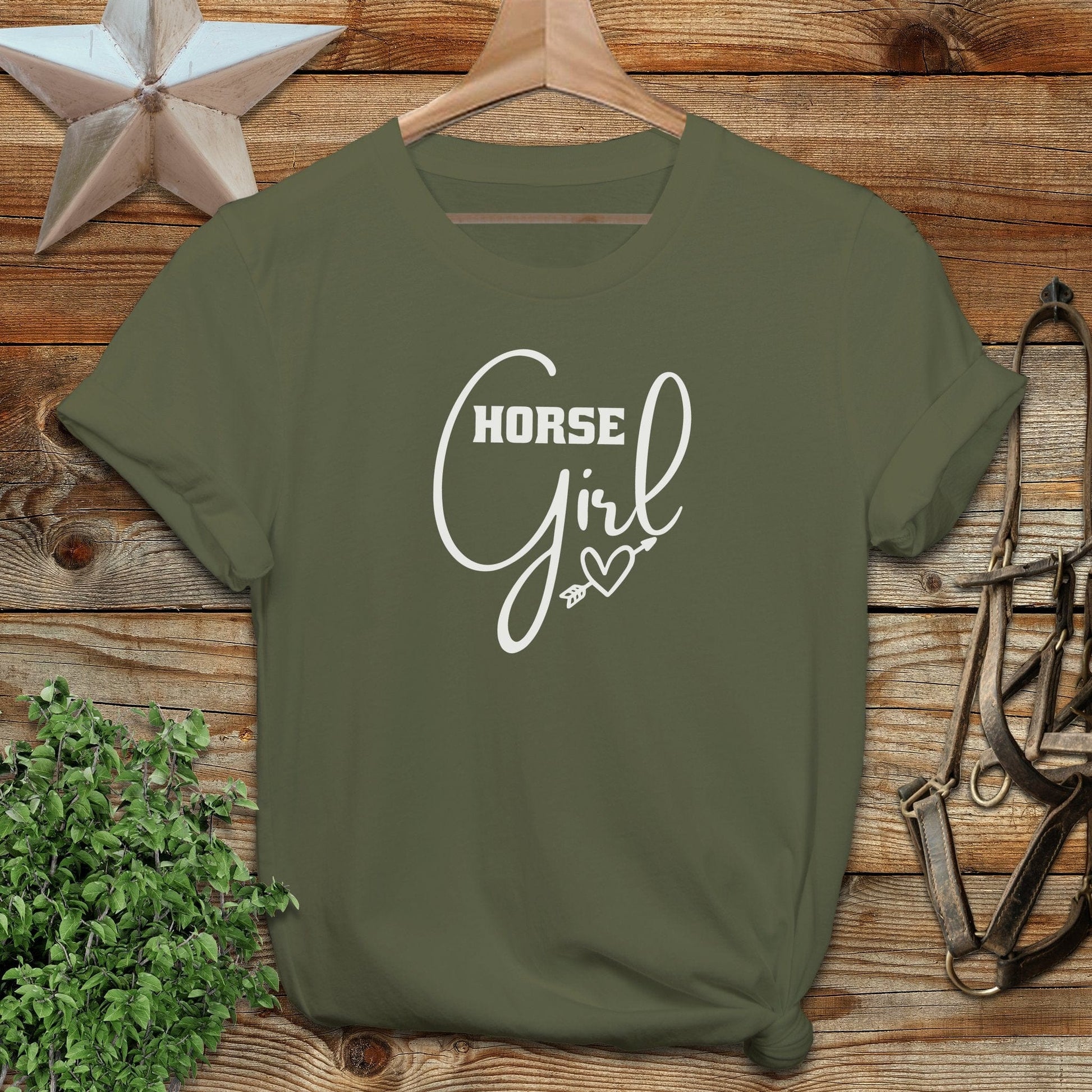 Horse Girl with Arrow Softstyle Tee