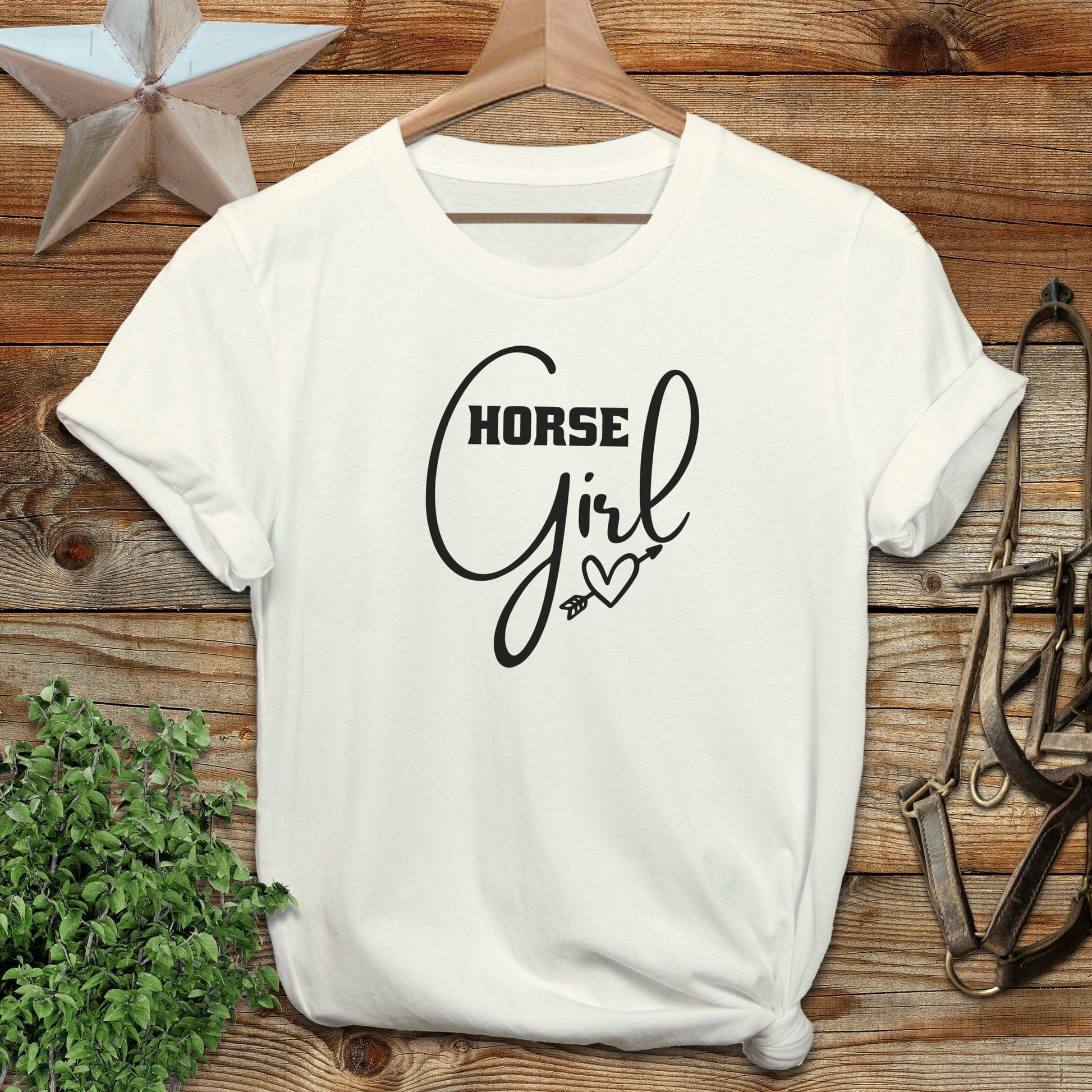 Horse Girl with Arrow Softstyle Tee