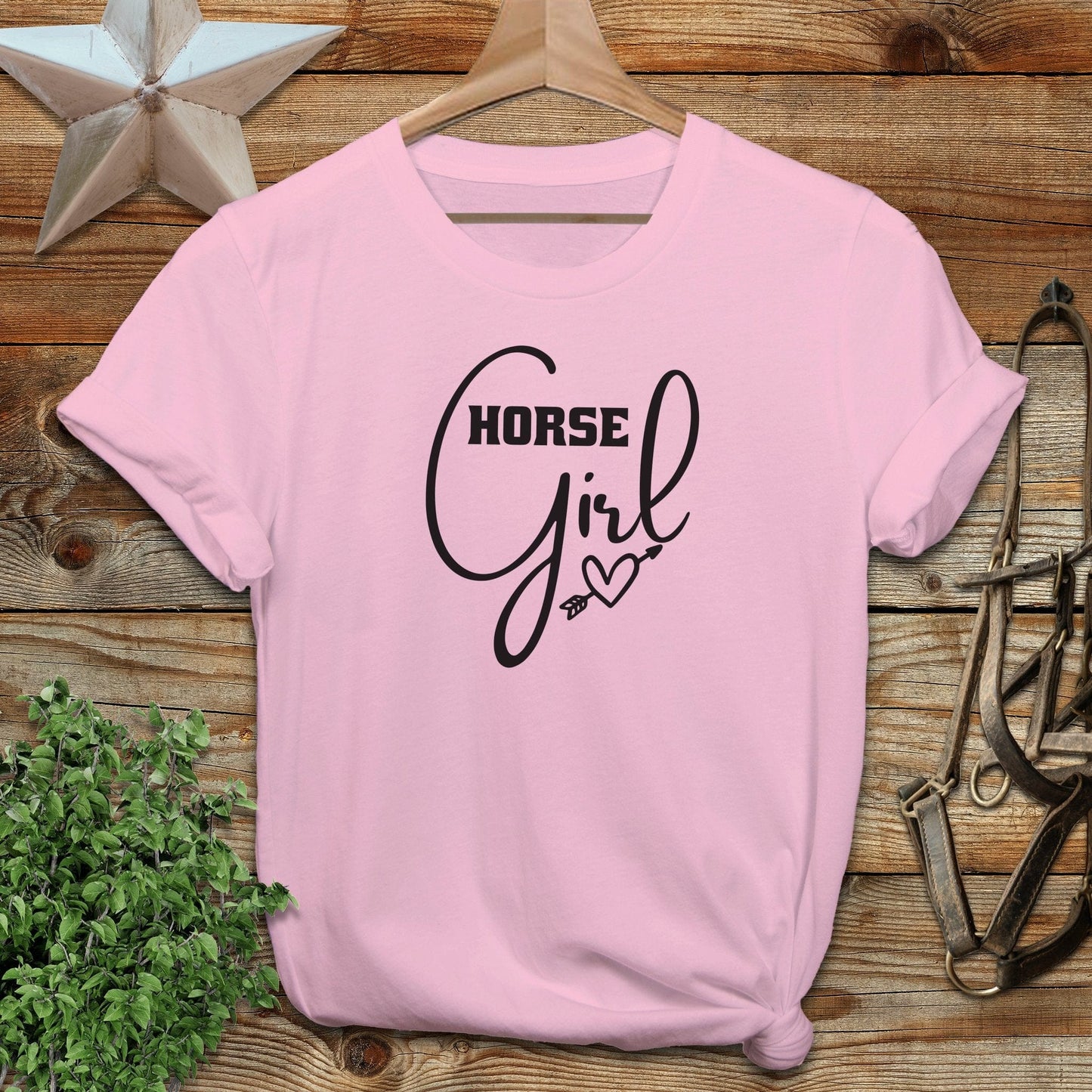 Horse Girl with Arrow Softstyle Tee
