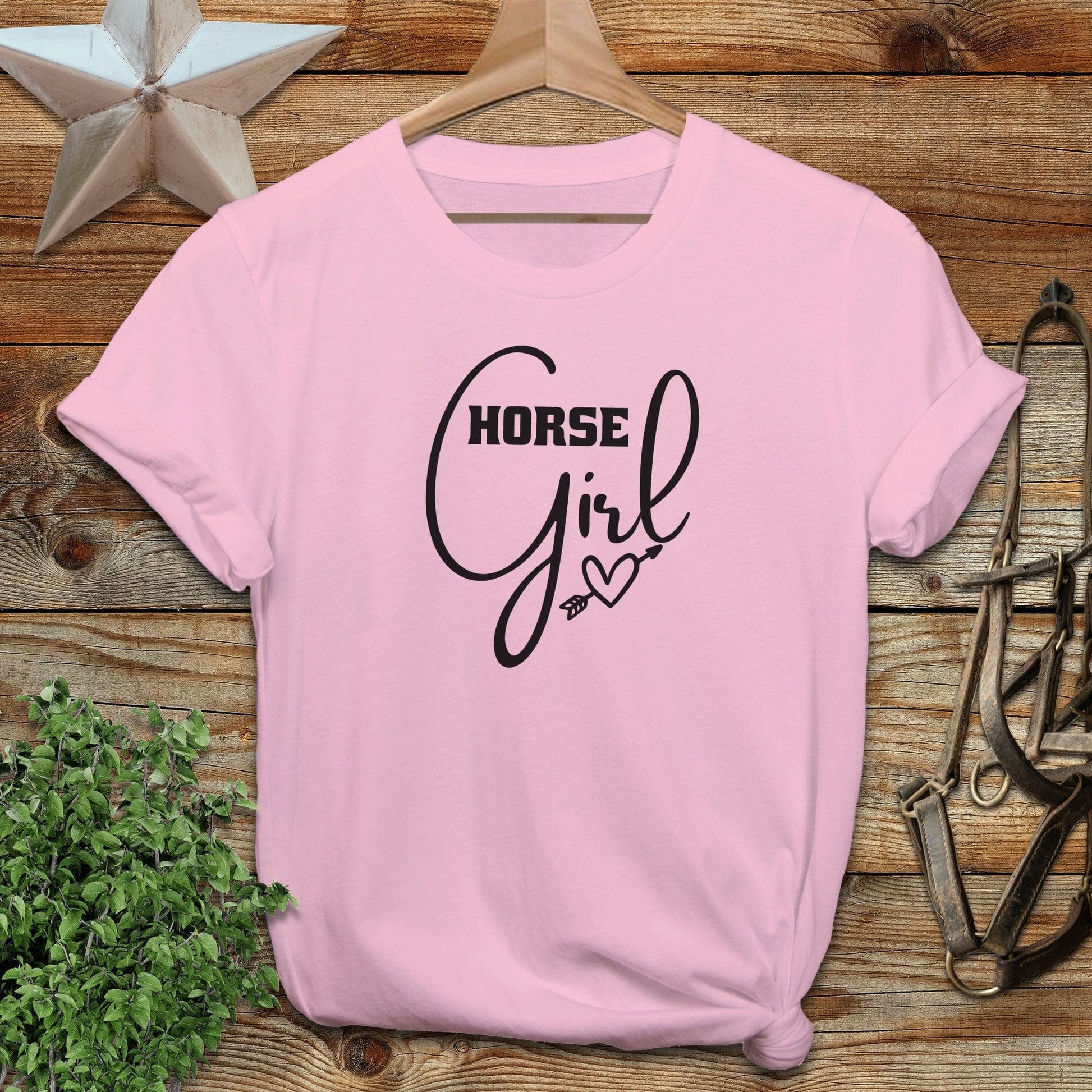 Horse Girl with Arrow Softstyle Tee