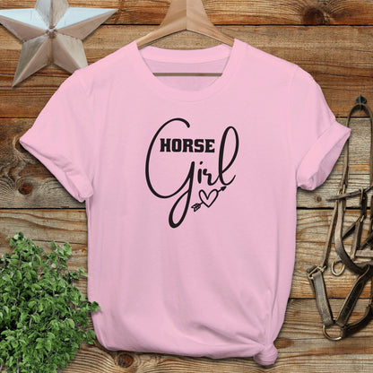 Horse Girl with Arrow Softstyle Tee