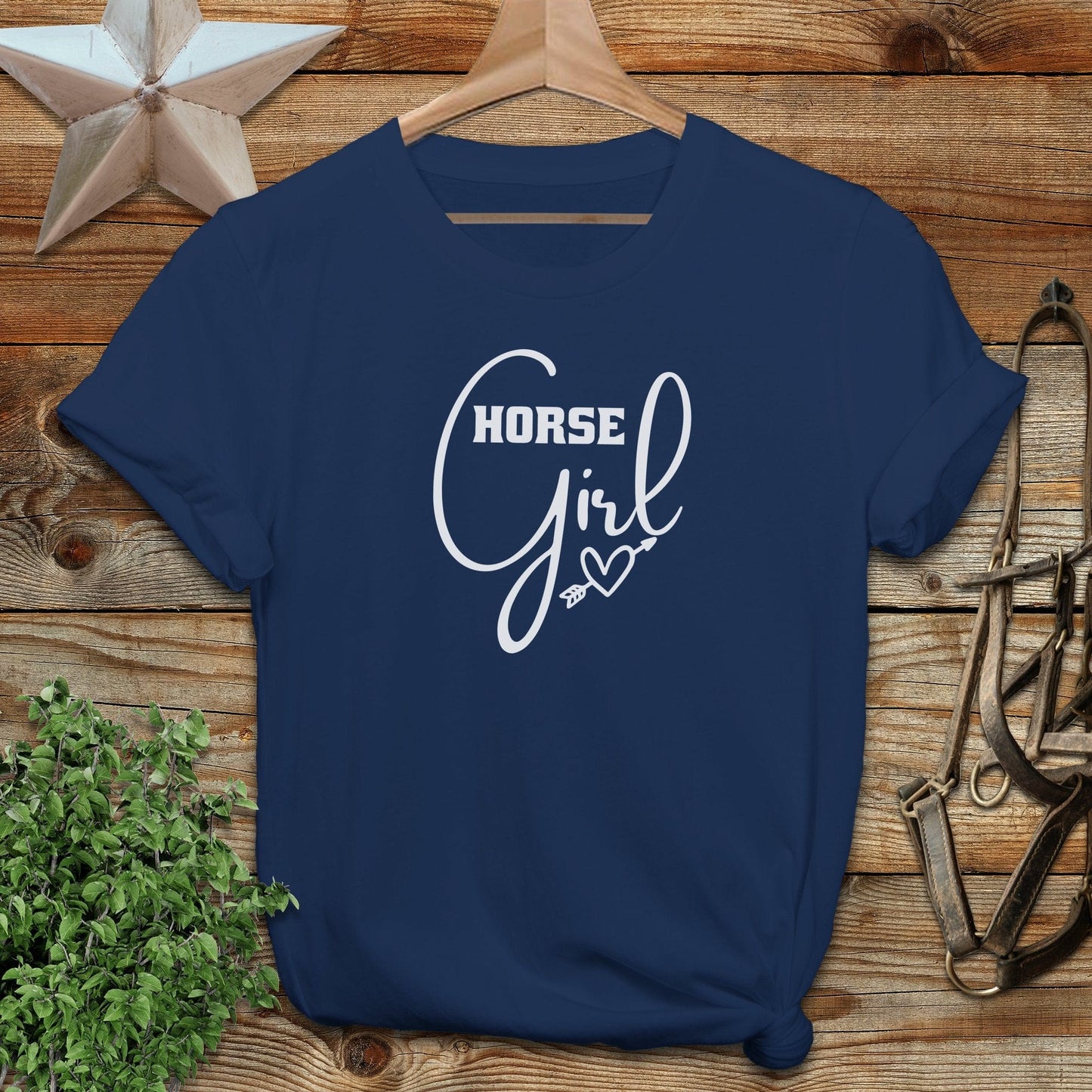 Horse Girl with Arrow Softstyle Tee