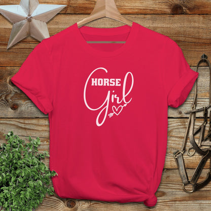 Horse Girl with Arrow Softstyle Tee