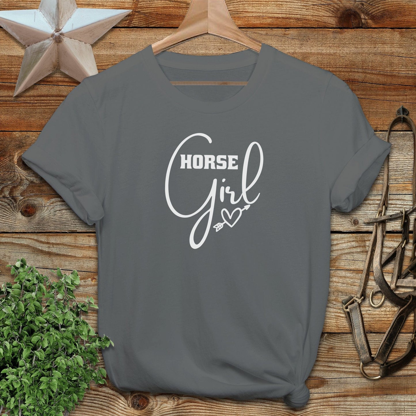 Horse Girl with Arrow Softstyle Tee