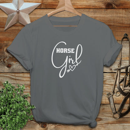 Horse Girl with Arrow Softstyle Tee