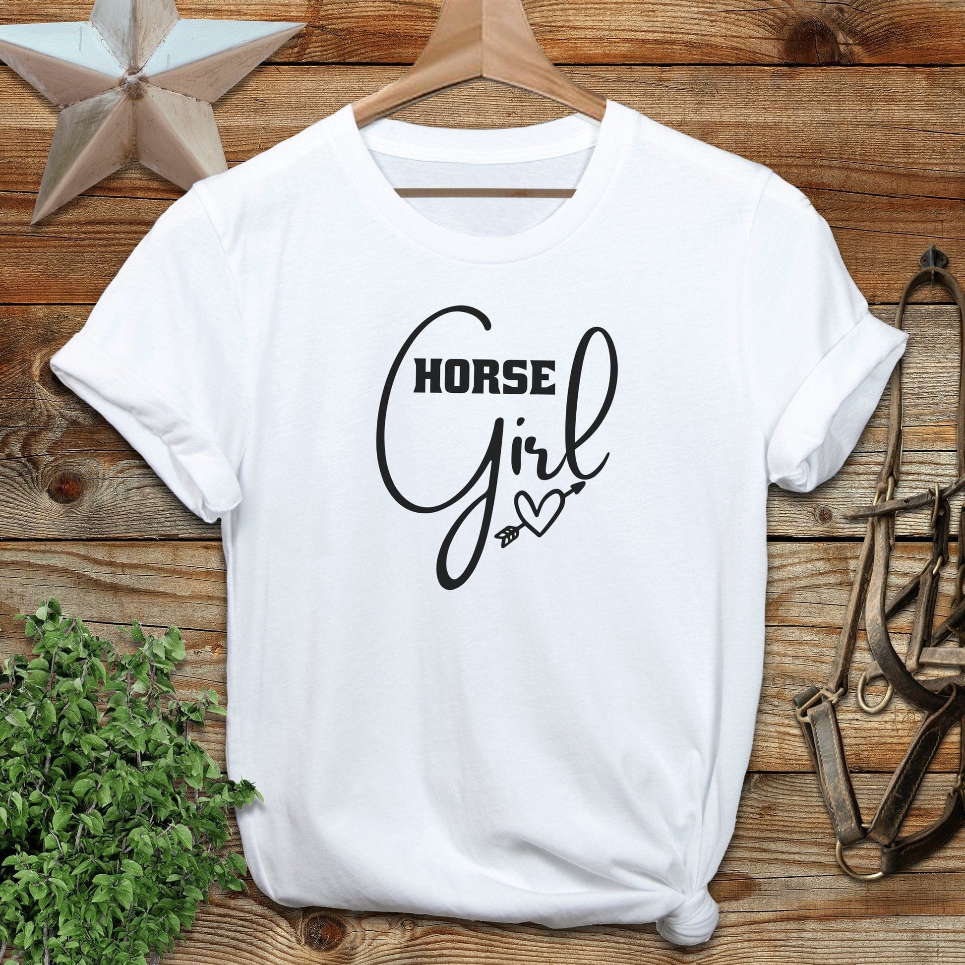 Horse Girl with Arrow Softstyle Tee