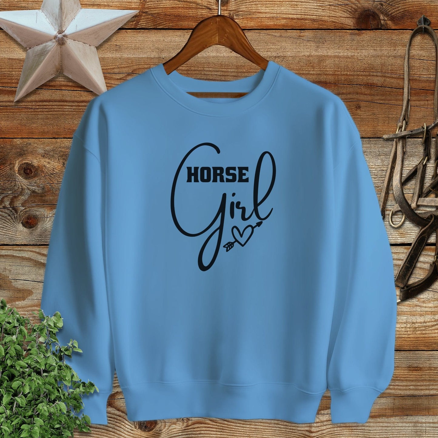 Horse Girl with Arrow Sweatshirt