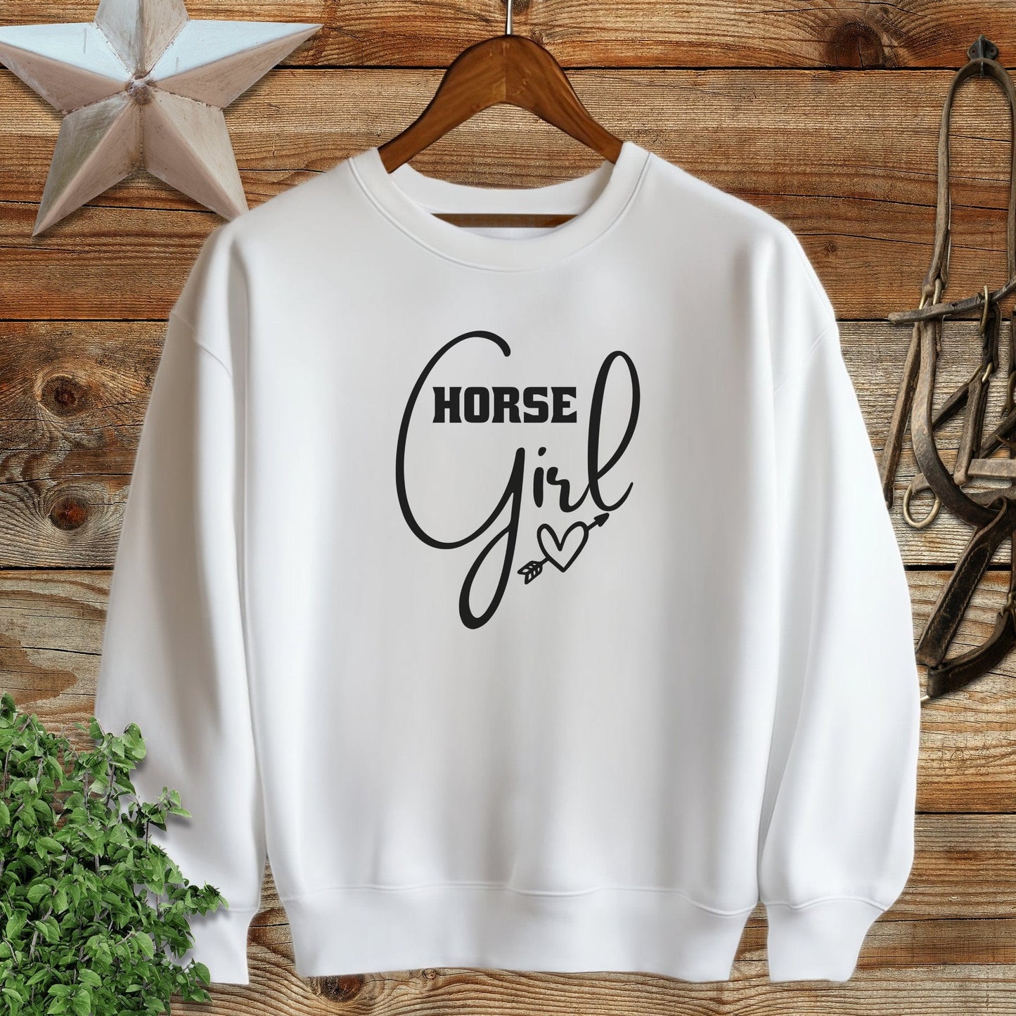 Horse Girl with Arrow Sweatshirt
