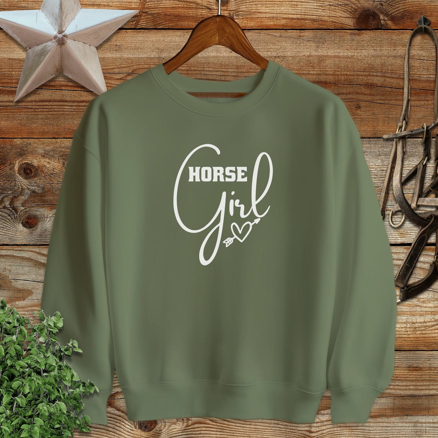 Horse Girl with Arrow Sweatshirt