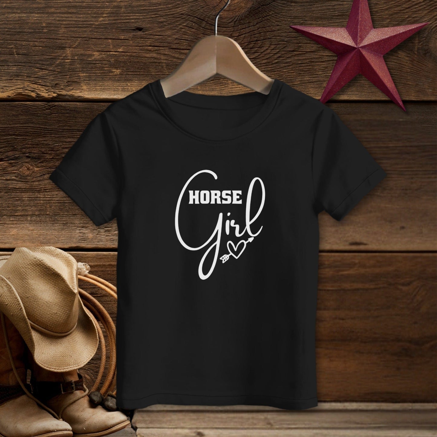 Horse Girl with Arrow T-Shirt (Toddler)