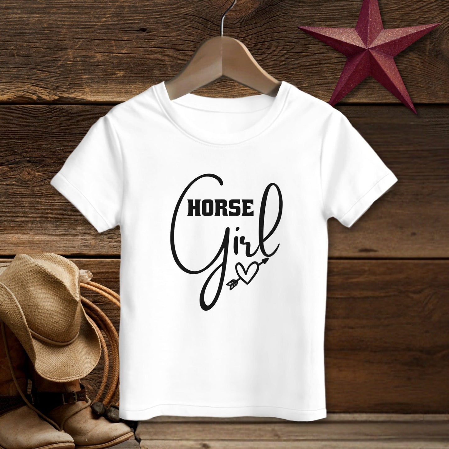Horse Girl with Arrow T-Shirt (Toddler)