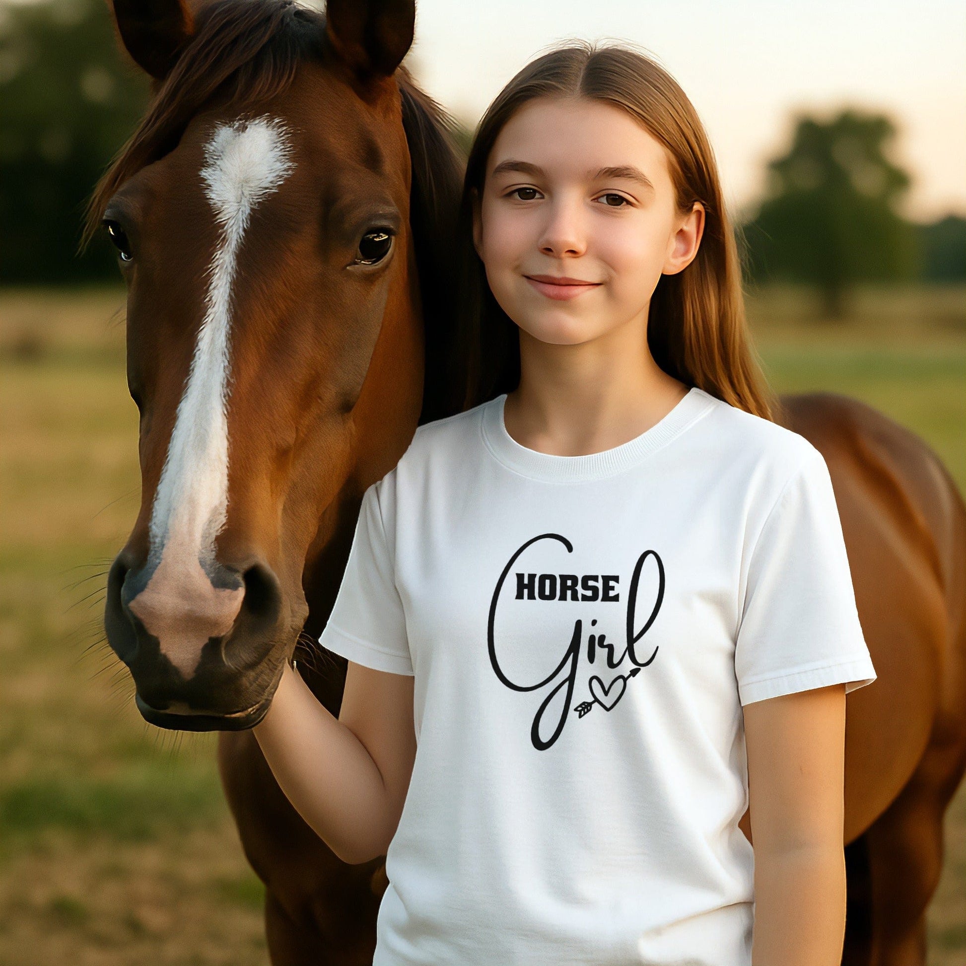Horse Girl with Arrow T-shirt (Youth)