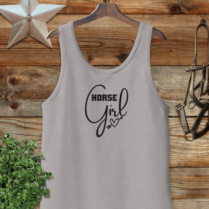 Horse Girl with Arrow Tank Top