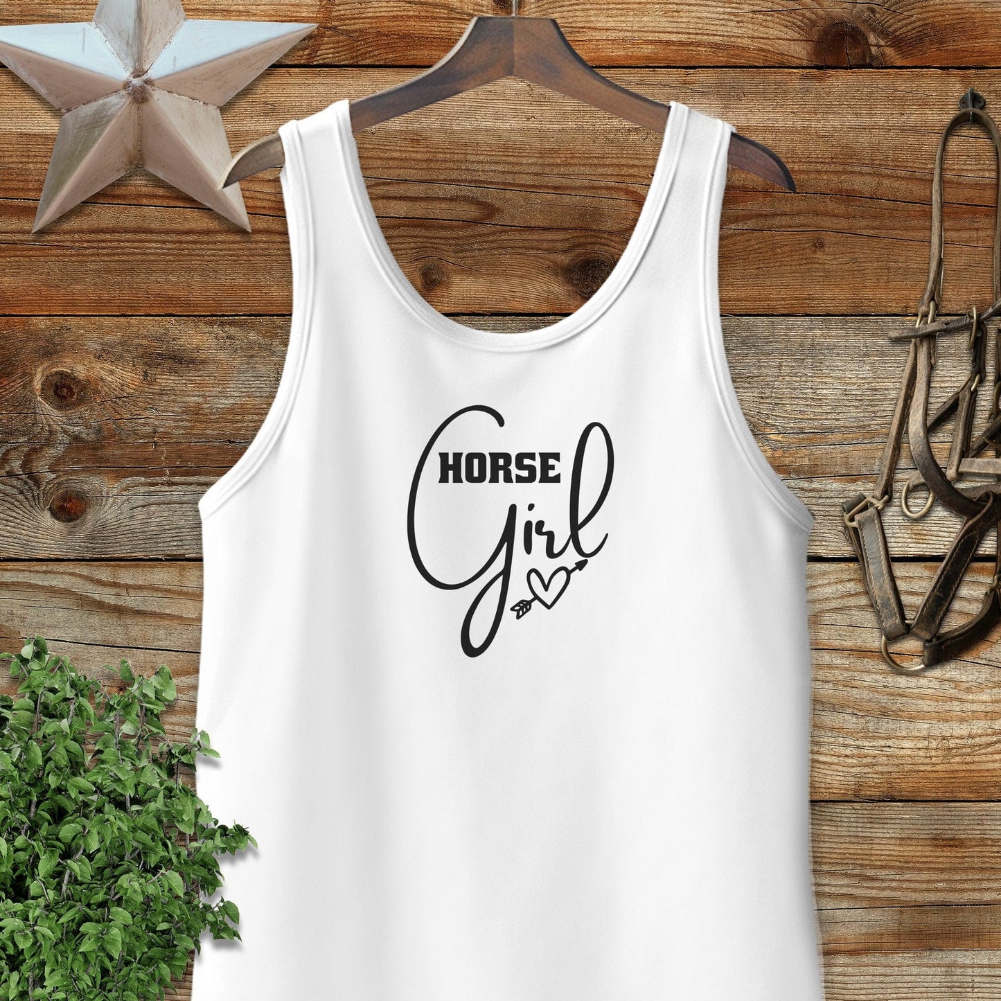 Horse Girl with Arrow Tank Top