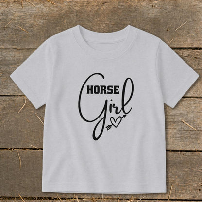 Horse Girl with Arrow Toddler Tee