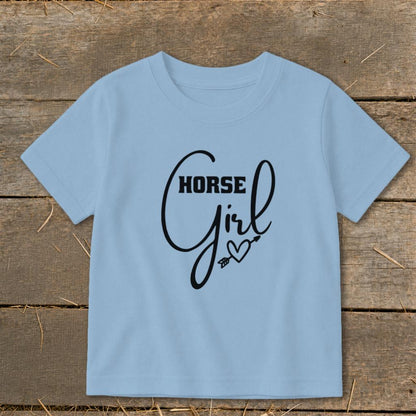 Horse Girl with Arrow Toddler Tee
