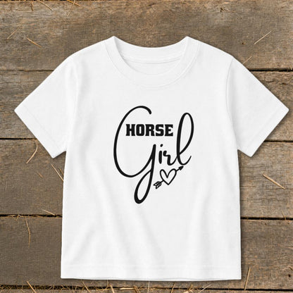 Horse Girl with Arrow Toddler Tee