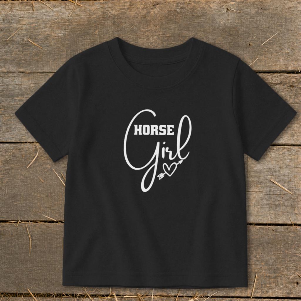 Horse Girl with Arrow Toddler Tee