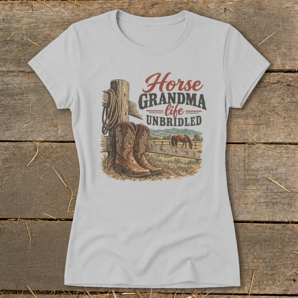 Horse Grandma Ladies Tee