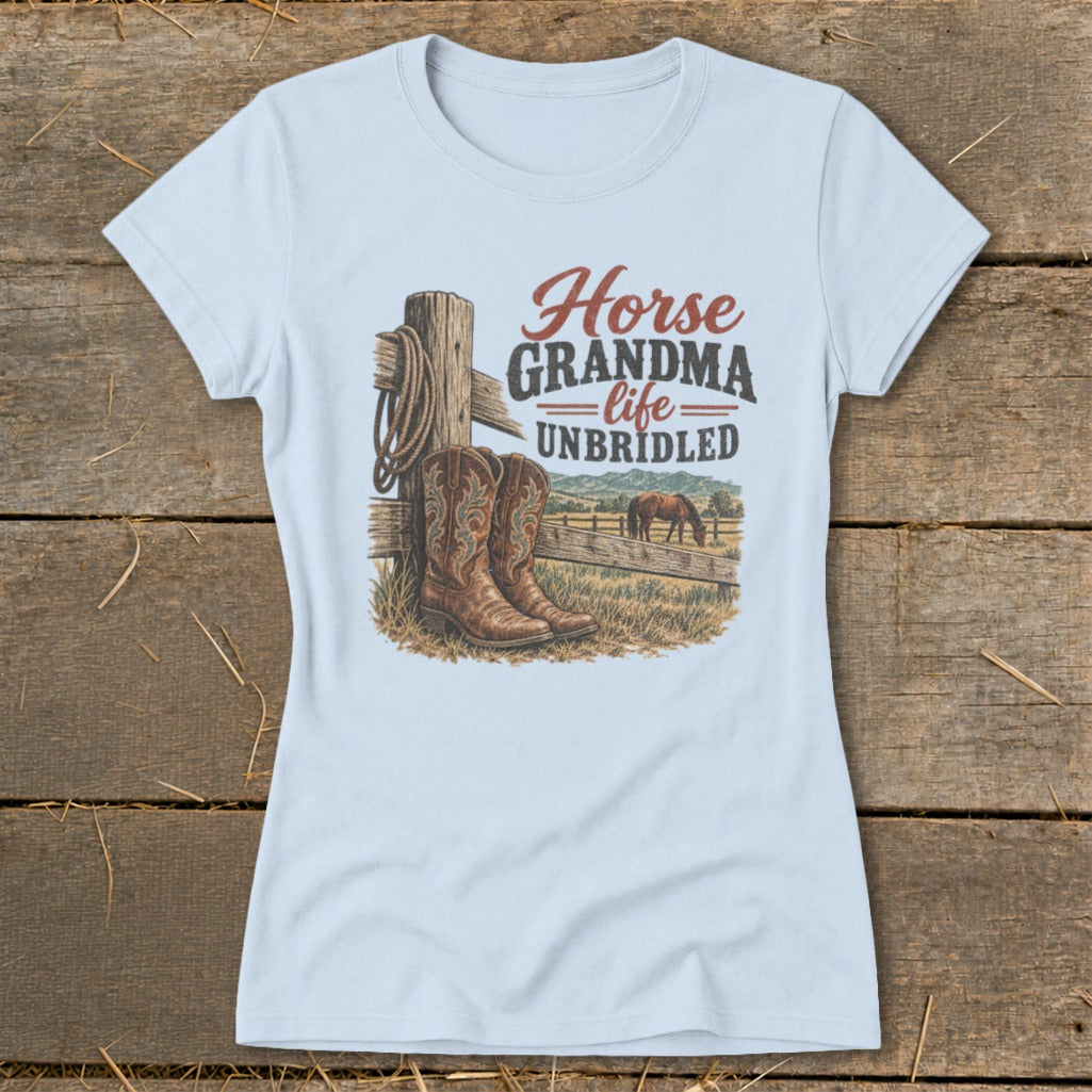 Horse Grandma Ladies Tee