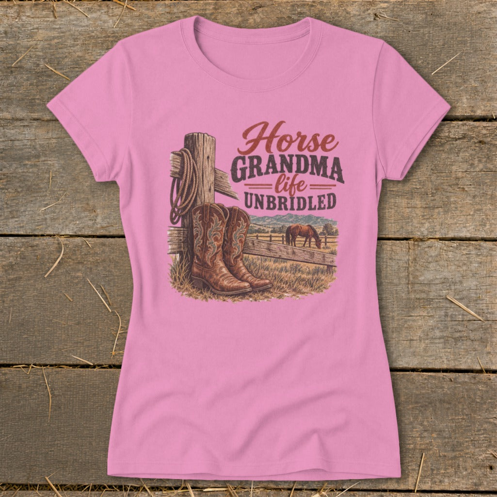 Horse Grandma Ladies Tee