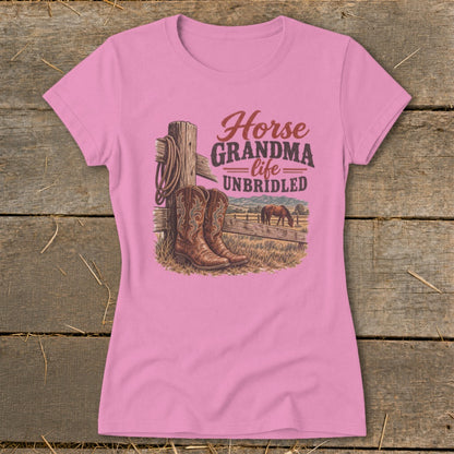 Horse Grandma Ladies Tee