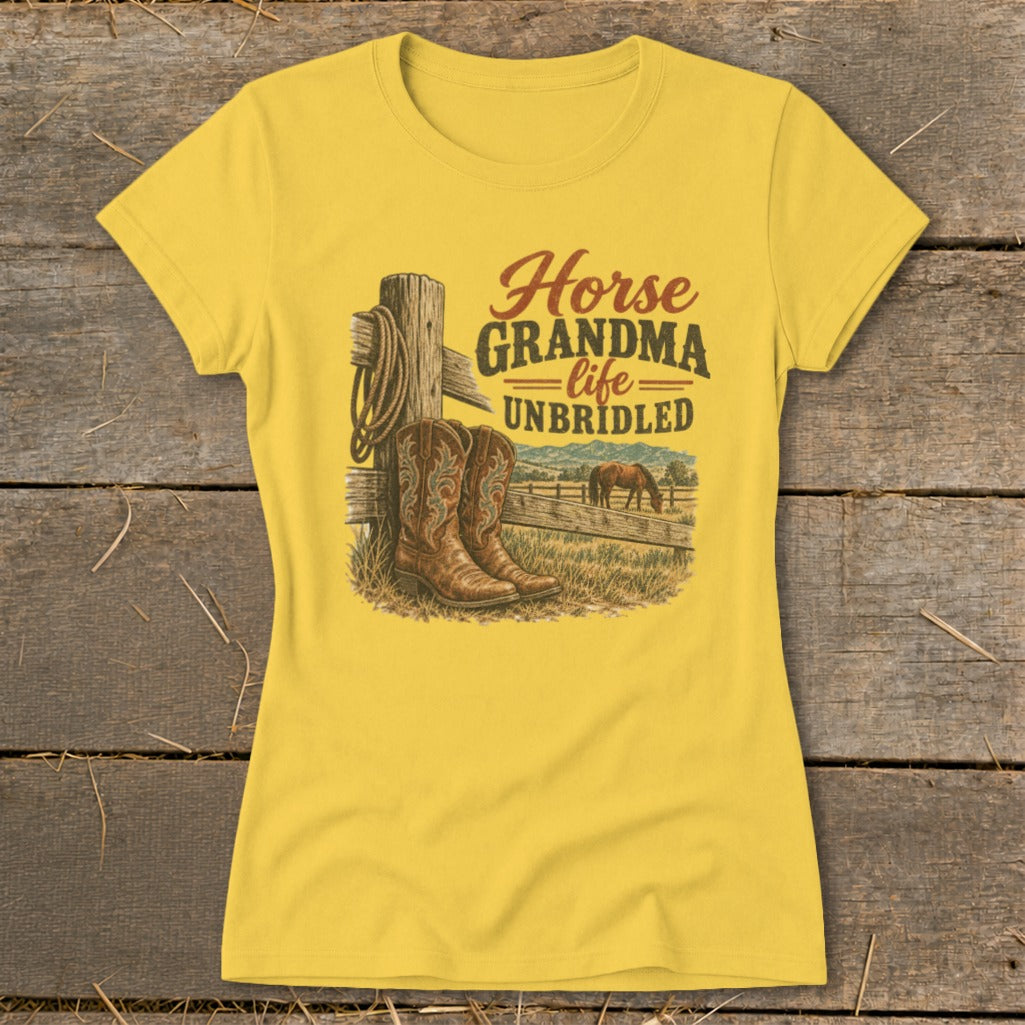 Horse Grandma Ladies Tee