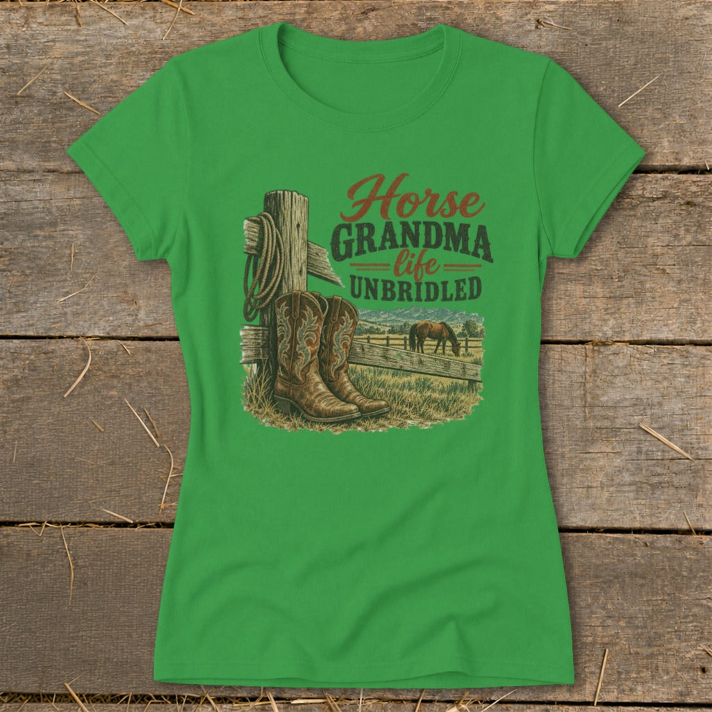 Horse Grandma Ladies Tee