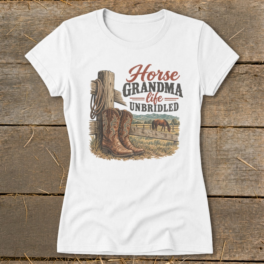 Horse Grandma Ladies Tee