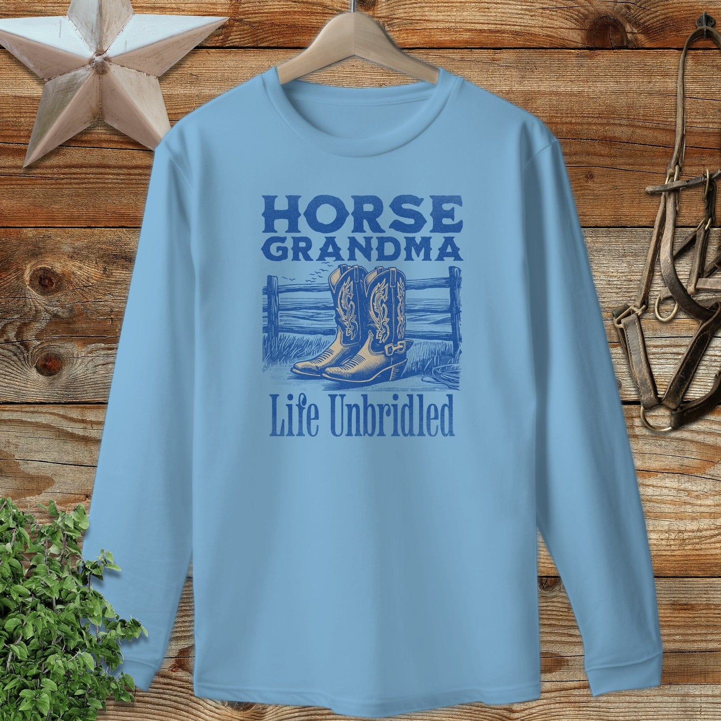 Horse Grandma Long Sleeve Tee