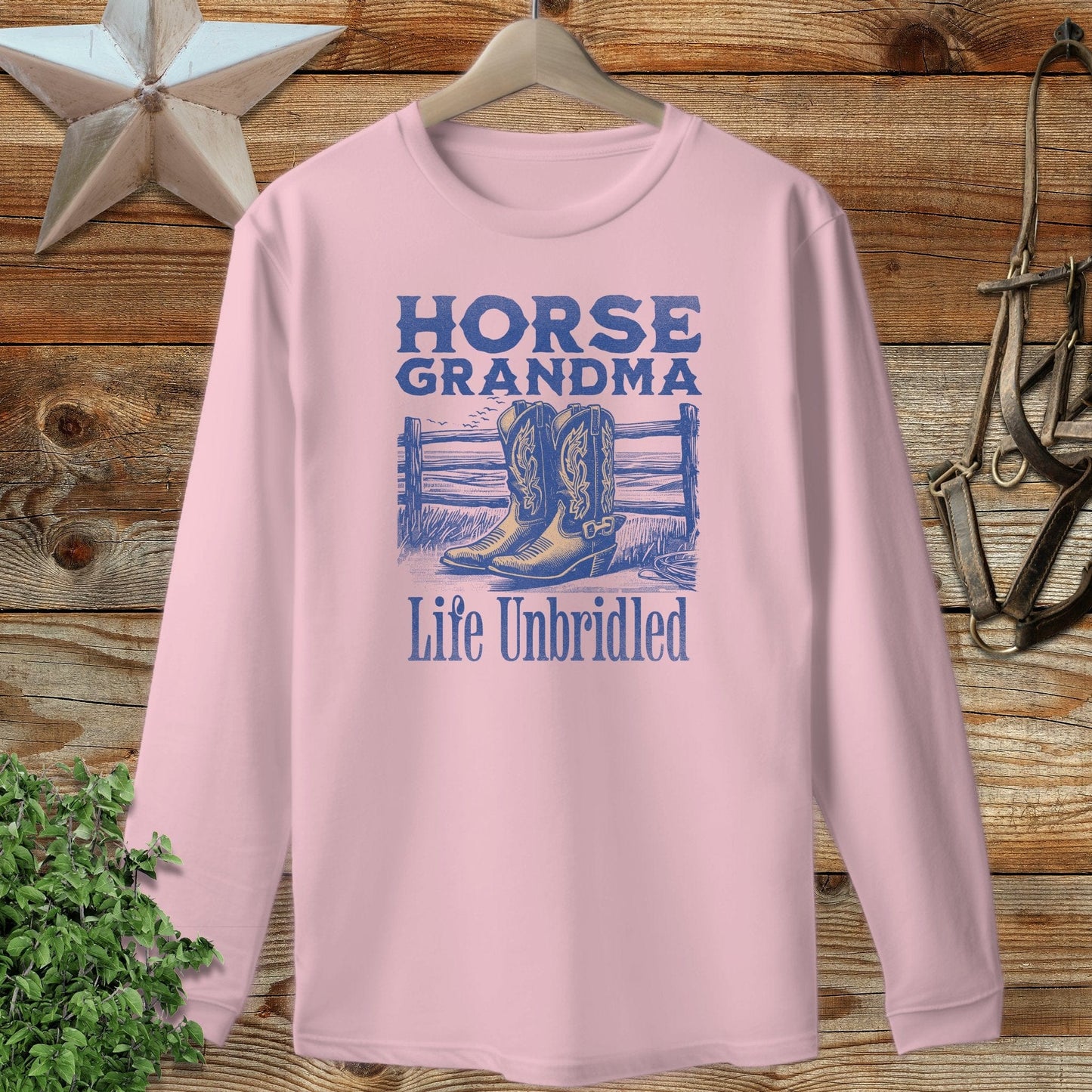 Horse Grandma Long Sleeve Tee