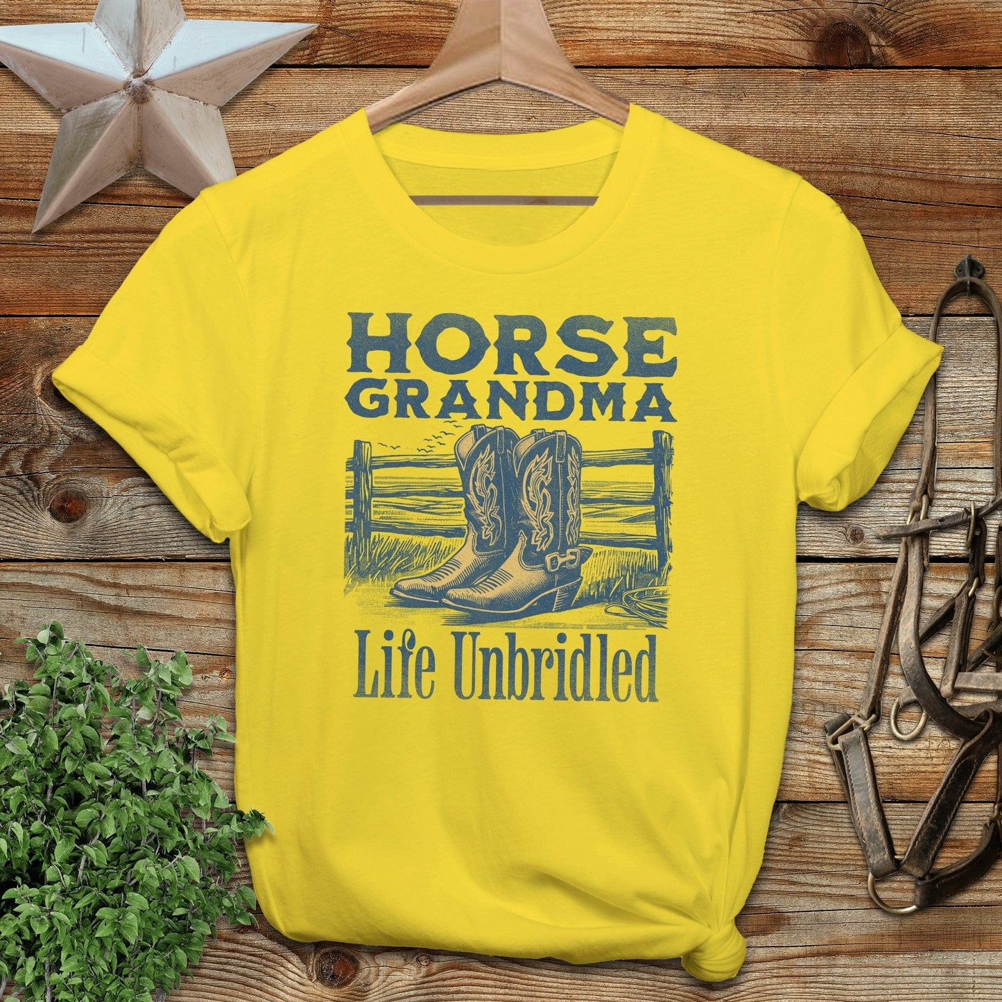 Horse Grandma Softstyle Tee