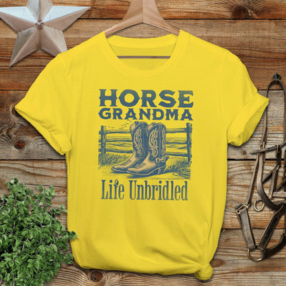 Horse Grandma Softstyle Tee