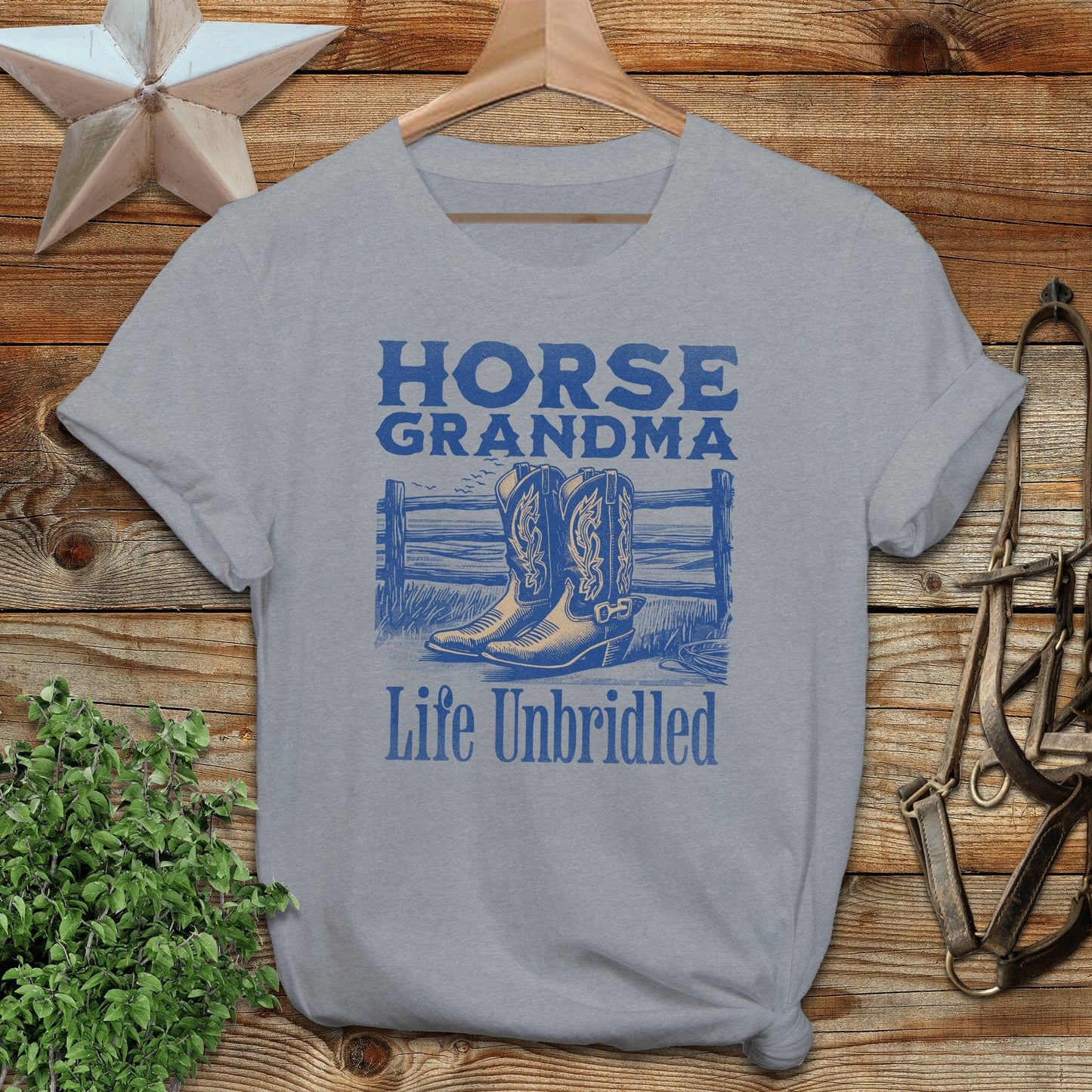 Horse Grandma Softstyle Tee