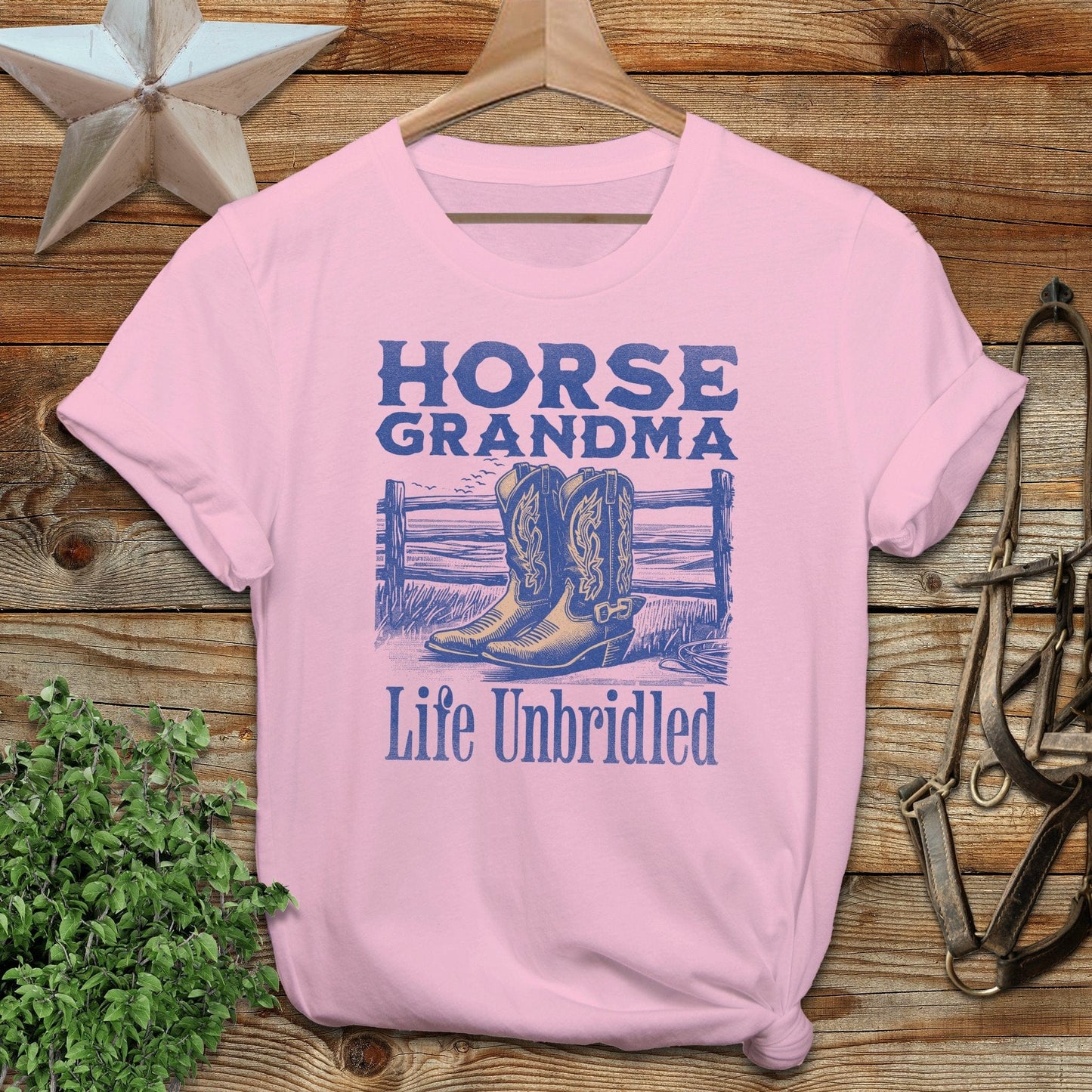 Horse Grandma Softstyle Tee