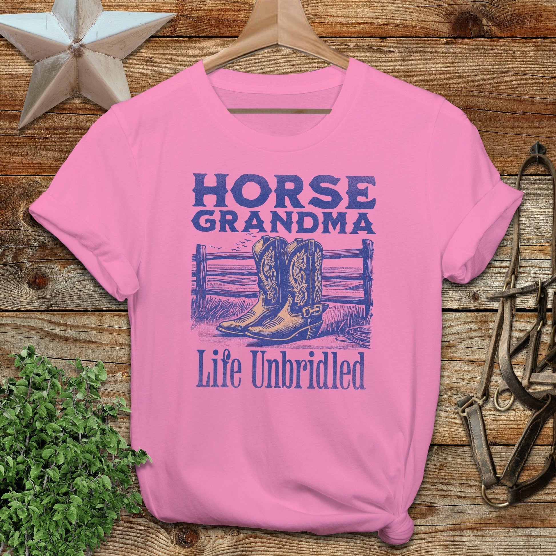 Horse Grandma Softstyle Tee
