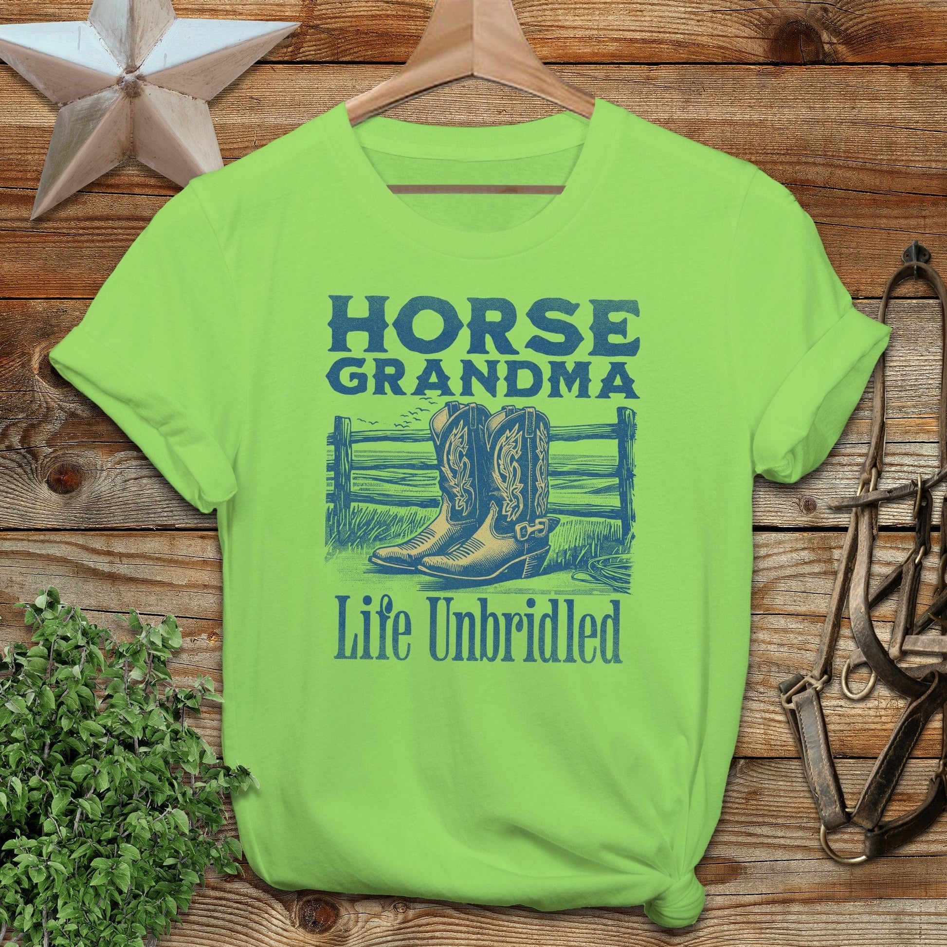 Horse Grandma Softstyle Tee