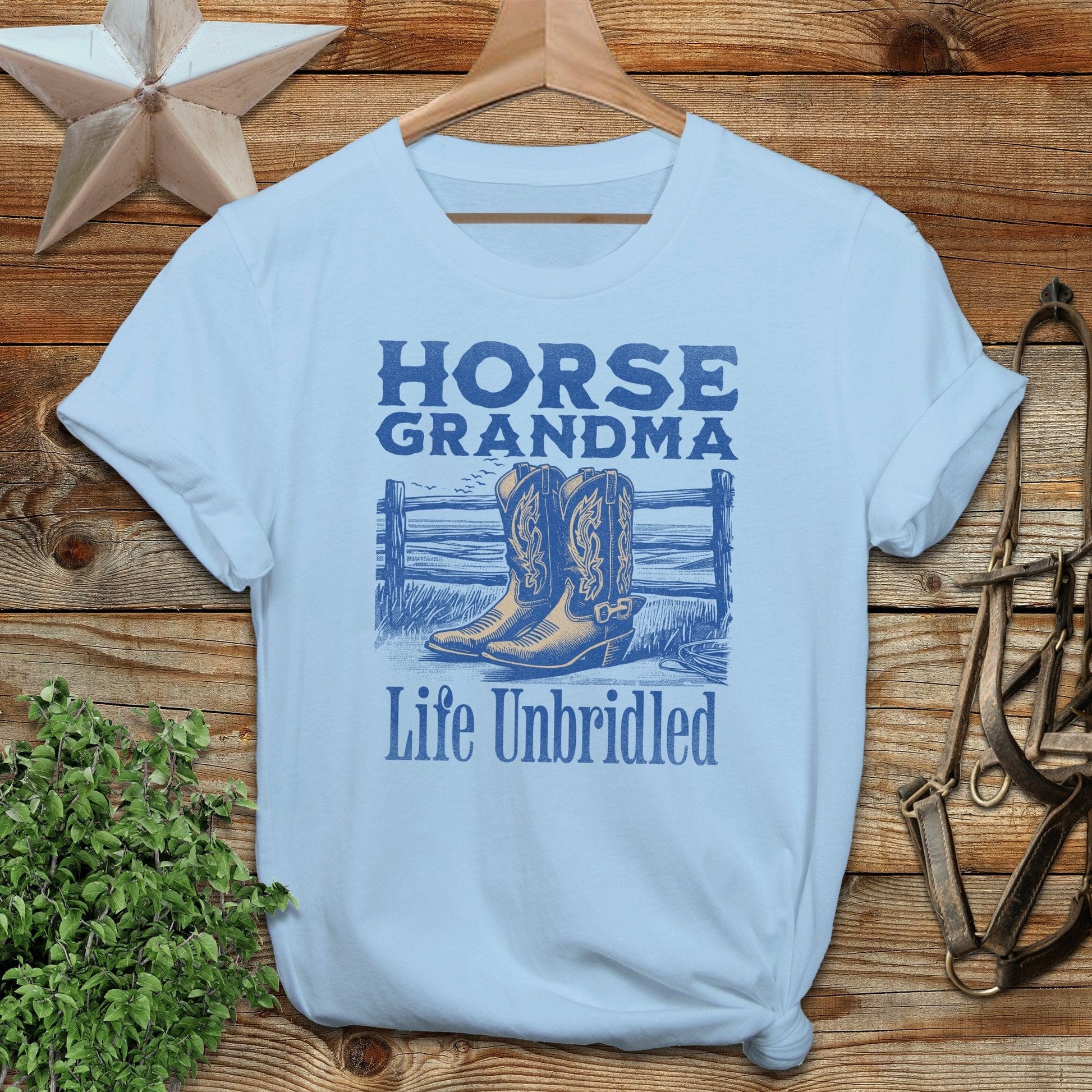 Horse Grandma Softstyle Tee