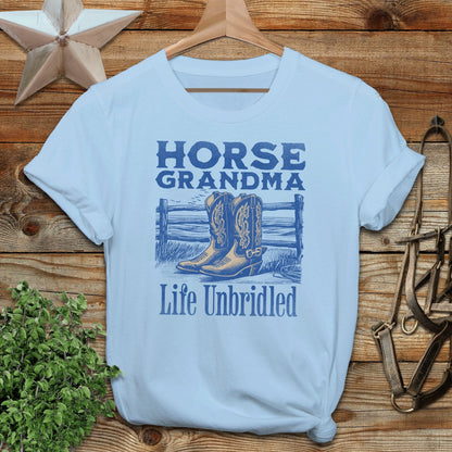 Horse Grandma Softstyle Tee