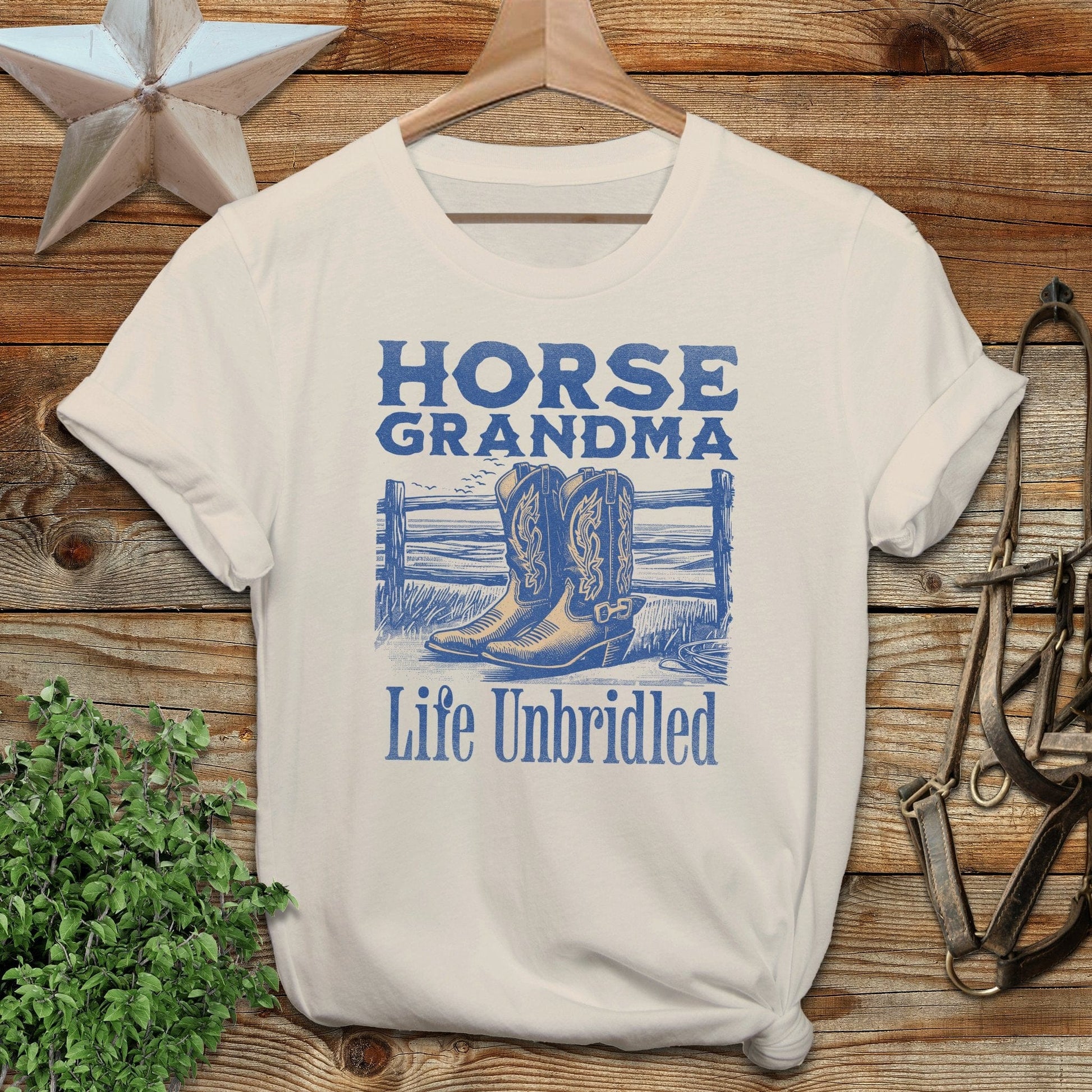 Horse Grandma Softstyle Tee
