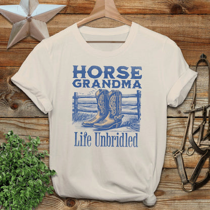 Horse Grandma Softstyle Tee