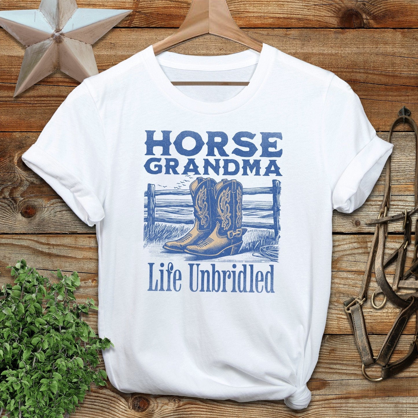 Horse Grandma Softstyle Tee