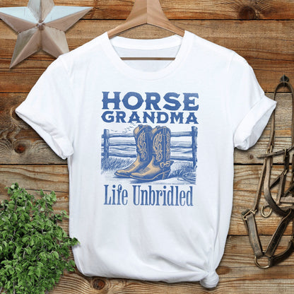 Horse Grandma Softstyle Tee