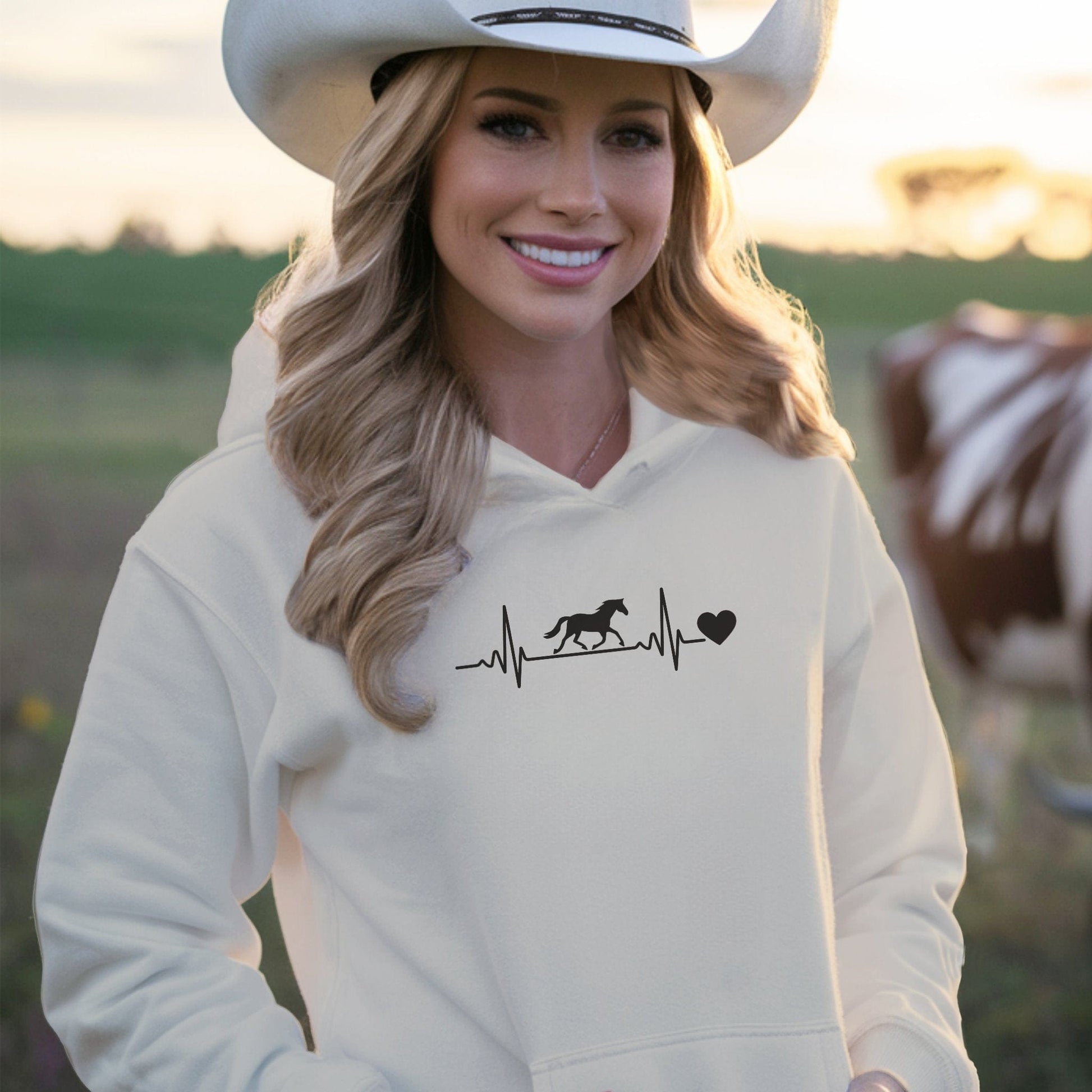 Horse Heartbeat Hoodie