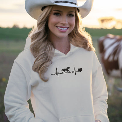 Horse Heartbeat Hoodie