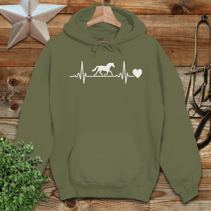 Horse Heartbeat Hoodie
