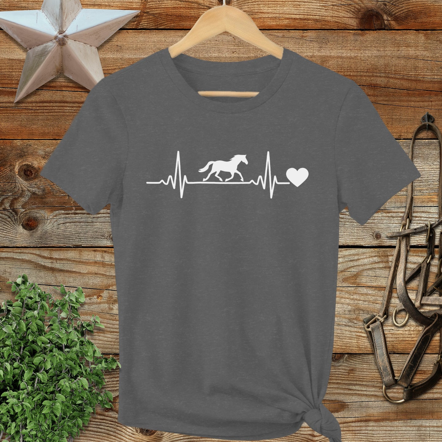Horse Heartbeat Ladies Tee