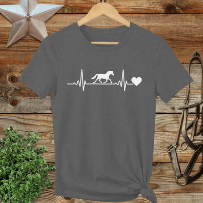 Horse Heartbeat Ladies Tee