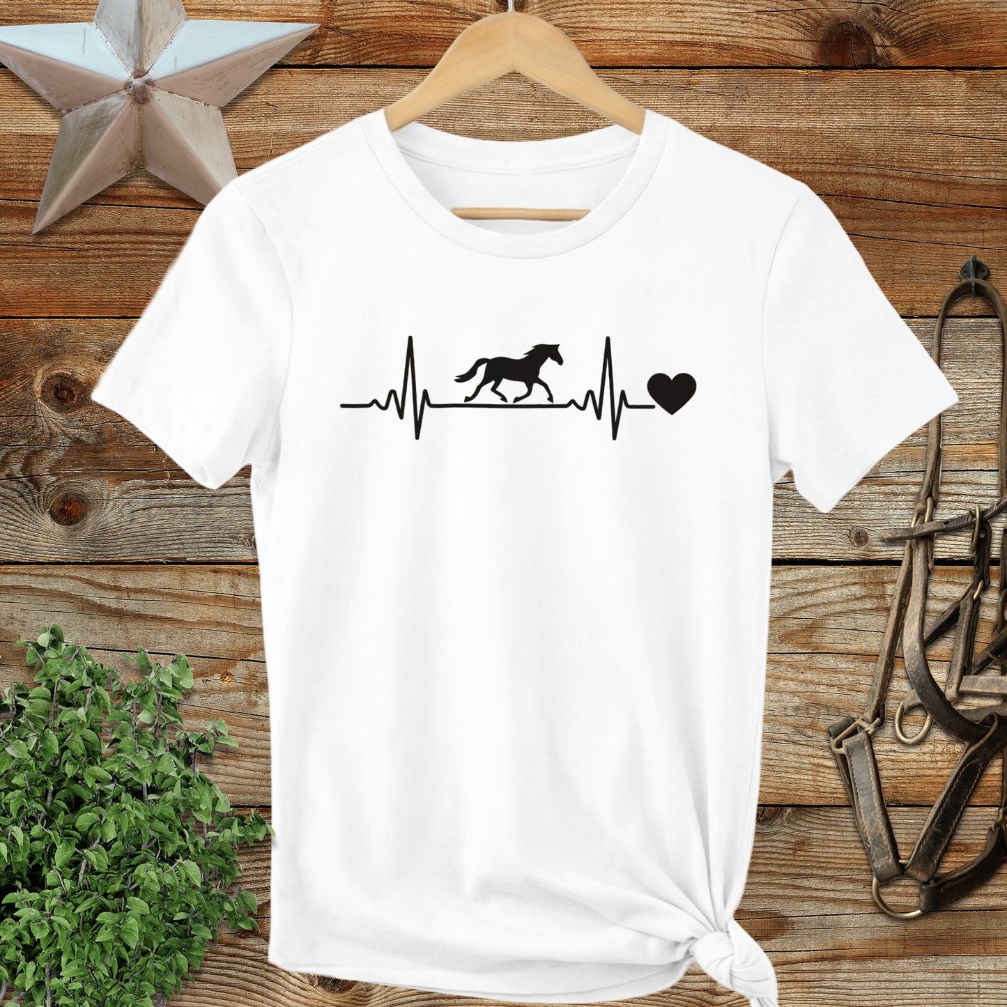 Horse Heartbeat Ladies Tee