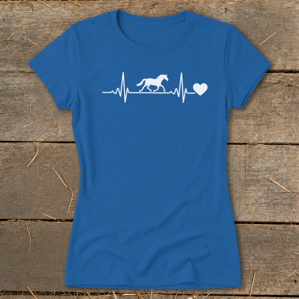 Horse Heartbeat Ladies Tee